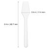 AMT 110 PCS Cosmetic Spatula, 2.5" Make Up Disposable Plastic Spatula, Facial Cream Mask Scoop, Skin Care Plastic Spoon for Mixing & Sampling (110 PCS) view 4