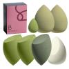 Makeup Sponge Set BS-MALL Blender Sponges 7 Pcs for Liquid, Cream, and Powder, Multi-colored with 1 Mini Makeup Sponge Pink (C-Green) view 1