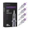 Wormhole Tattoo Cartridge Needles, 20pcs 7RL Disposable Tattoo Needle Cartridges Standard 7 Round Liner for Tattoo Pen Tattoo Cartridge Machine Permanent Makeup Tattoo Supplies (1207RL) view 1