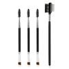 4pcs Eyelash Brush, Double-ended Eyelash Mascara Brush Eyebrow Makeup Brush with Eyebrow Comb for Eyelash Extensions and Eyebrow Smudge view 1