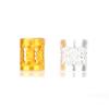 100pcs Dreadlock Beads, Adjustable Hair Braiding Metal Cuffs Decoration Wig Accessories(Gold and Silver) view 2
