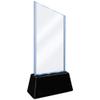 Add Your Own Text 7.4" Barber Slant Radianz Light Up Crystal Award, Custom Engraved Barber Crystal Trophy, Prime view 3