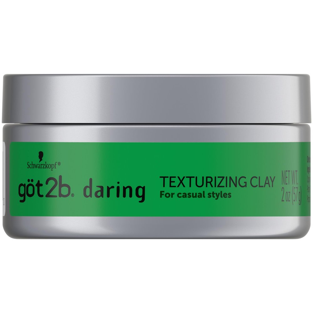 got2b Daring Texturizing Clay, 2 Fl Oz, Matte Finish and High Hold Styling Hair Clay For Men and Women, Non-Greasy, Non-Sticky Hair Texturizer for Short to Medium Hair