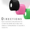 L3 - Level 3 Neck Paper - Disposable and Flexible Neck Strips - Barber and Hair Stylist Supplies - Self-Adheres to Neck - Pre-Cut and Easy to Use - 5 Rolls (100each) (Black) view 2
