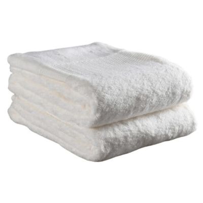 Delilah Home 100% Organic Turkish Cotton Face Towels Set, 700 GSM Luxury Spa & Hotel Quality, Soft and Absorbent Small Face Towel 2 Pieces Set - 13x13 (White)