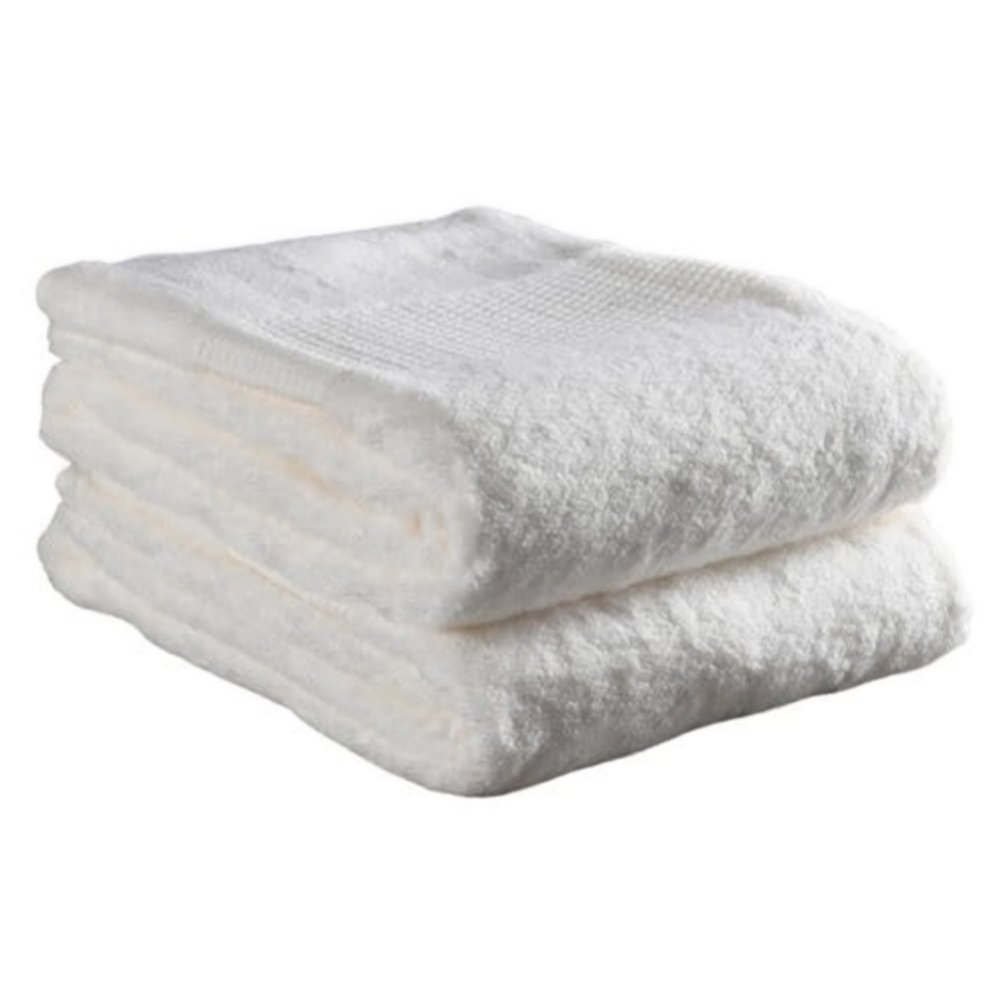 Delilah Home 100% Organic Turkish Cotton Face Towels Set, 700 GSM Luxury Spa & Hotel Quality, Soft and Absorbent Small Face Towel 2 Pieces Set - 13x13 (White)