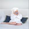 Delilah Home 100% Organic Turkish Cotton Face Towels Set, 700 GSM Luxury Spa & Hotel Quality, Soft and Absorbent Small Face Towel 2 Pieces Set - 13x13 (White) view 4
