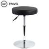 FURWOO Black Short Shop Stool - Height Adjustable Swivel Chair Stool for Office,SPA,Salon,Manicure and Tattoo Stations Small view 4