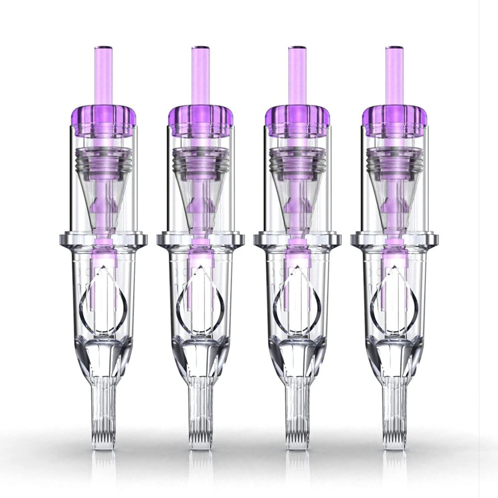 Wormhole Tattoo Cartridge Needles, 20pcs 9M1 Disposable Tattoo Needle Cartridges Standard 9 Stack Magnum for Tattoo Pen Tattoo Cartridge Machine Permanent Makeup Tattoo Supplies (1209M1)