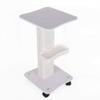 DENESTUS Beauty Rolling Trolley Cart Salon Spa Stand Instrument Hairdressing Storage Tray Iron Frame White view 1