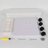 DENESTUS Beauty Rolling Trolley Cart Salon Spa Stand Instrument Hairdressing Storage Tray Iron Frame White view 3