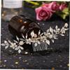 Beaupretty Elegant Wedding Hair Comb Shiny Rhinestones and Floral Design Bridal Accessory for Brides and Bridesmaids Adds Charm and Beauty to Your Special Day view 4