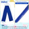 4 Pieces African Net Bath Sponge African Exfoliating Long Net Sponge Exfoliating Shower Body Scrubber Skin Smoother for Daily Use(Blue, 25.6 x 7.9 inch) view 3