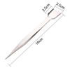 2 Pcs Stainless Steel Handy Tweezer with Scoop Diamond Tweezer for Rhinestone Gems Crystals Beads view 4