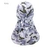 2 Pieces Camouflage Durag Caps, 360 Waves Soft Silky Head Scarf Extra Long Tail Wide Straps Camouflage Durag for Women and Men (4) view 3