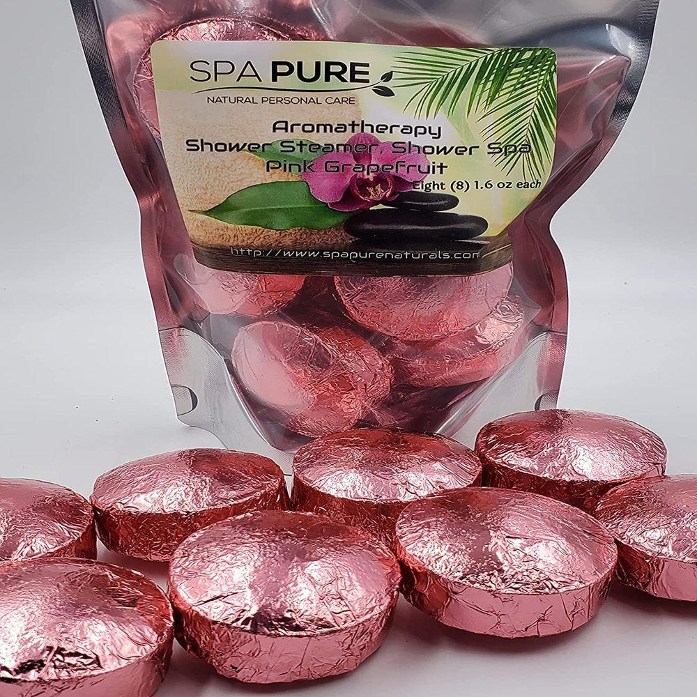 8 Pure Bliss Aromatherapy Shower: Spa Steamers Made in USA with 100% Natural/Organic Essential Oils (8 Count) Pack of 1