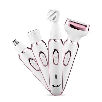 4 in 1 Epilator Electric Hair Shaver Painless Trimmer For Eyebrow Nose Body Bikini Area Facial Hair Removal Hair Clipper 45