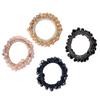 4 Pcs Beautiful Fashion Elastic Rubber Band Rhinestone Crystal Hair Ring Hair Rope Ponytail Holder Hair Accessories for Women view 1