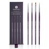 EIGSHOW Eyeliner Brush Set, Ultra Fine Gel Eyeliner Brush for Precision Eye Liner, Eyebrow Filling, Face Painting, 4 Pieces view 1