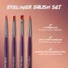EIGSHOW Eyeliner Brush Set, Ultra Fine Gel Eyeliner Brush for Precision Eye Liner, Eyebrow Filling, Face Painting, 4 Pieces view 2