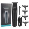 HURRISE Electric Hair Clipper, Rechargeable Mens Haircut Electric with Limit for Beard & Mustache for Beard & Mustache Trimmers Trimmers Combs Hair Styling Tool view 3