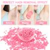 Hard Wax Beads, Professional Wax Beads for Hair Removal 400g Hair Wax with 10 Pcs Wood Sticks for Full Body Brazilian Bikini Face Legs Eyebrow Painless at Home for Woman Men view 3
