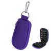 Agatige 10 Holes Keychain Essential Oil Carrying Case, Portable Roller Bottles Essential Oil Storage Organizer Mini Travel Bag for 2/3ml Oil Bottles Travel Storage Organizer(Purple) view 1