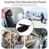 10 Holes Essential Oil Bag, Essential Oil Key Chain Carrying Case 2ml Roller Bottles Storage Organizer Essential Oil Containers Storage for Travel(Black) view 3