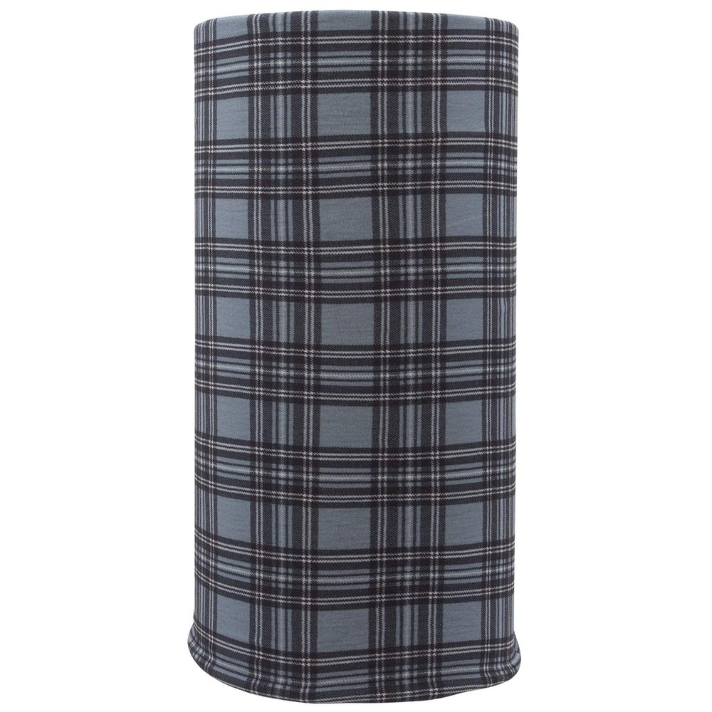 Bandana.com Dark Grey Plaid Tube Headbands - Dozen Packed