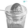 Disinfecting Jar - 40 oz Tall Thick Glass Jar for Barber & Beauty Shops - Ideal for Combs, Brushes, Shears, Scissors view 2