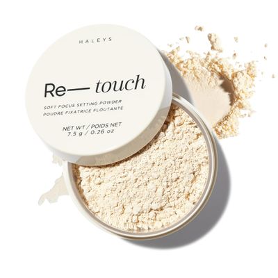 HALEYS Re-touch Setting Powder VEGAN + CRUELTY-FREE, Ultra-Blurring, Lightweight, Non-Caking, Nourishes, Smoothens for Filter-Like Finish, Soft Focus Translucent Loose Powder (Honey Shade)