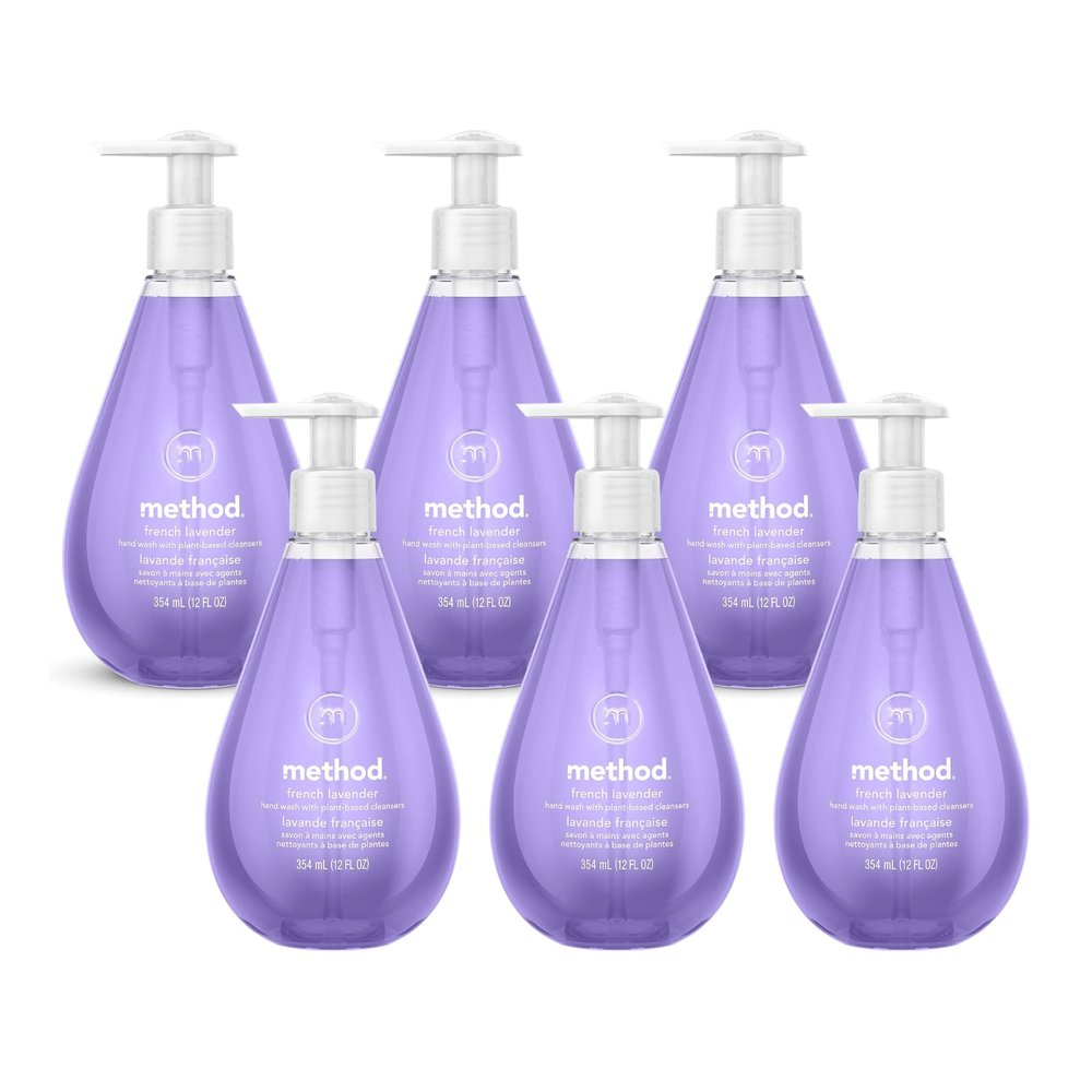 Method Gel Hand Soap, French Lavender, 12 Fl Oz (Pack of 6)