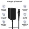 Charger for Philips-Norelco-HQ8505 Norelco 7000 5000 3000 9000 Series Electric Shaver Razor, Aquatec, Arcitec, Multigroom Beard Trimmer & More 15V AC Adapter Power-Supply Cord by Jewaytec view 2