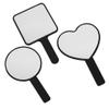 3 Pcs Mirror with Handle Personalized Mirror Hanging Makeup Mirror Useful Makeup Mirrors Cosmetic Mirror Plasticmirror Fashionable Vanity Mirrors Travel Carry Plastic Mirror Abs view 1