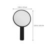 3 Pcs Mirror with Handle Personalized Mirror Hanging Makeup Mirror Useful Makeup Mirrors Cosmetic Mirror Plasticmirror Fashionable Vanity Mirrors Travel Carry Plastic Mirror Abs view 2