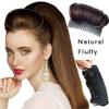 KWWA Invisible Fluffy Hair Pad - False Clip Base Bump Styling Insert Tool Volume Princess Increased Hairpin (Light Brown), 1 Count (Pack of 1) view 3