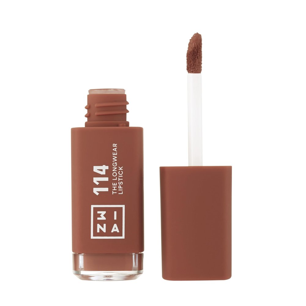 3INA The Longwear Lipstick - Matte Lipstick for Women - Moisturizing with 12-Hour Long Wear - Transfer-Proof and Highly Pigmented - 114-0.23 oz