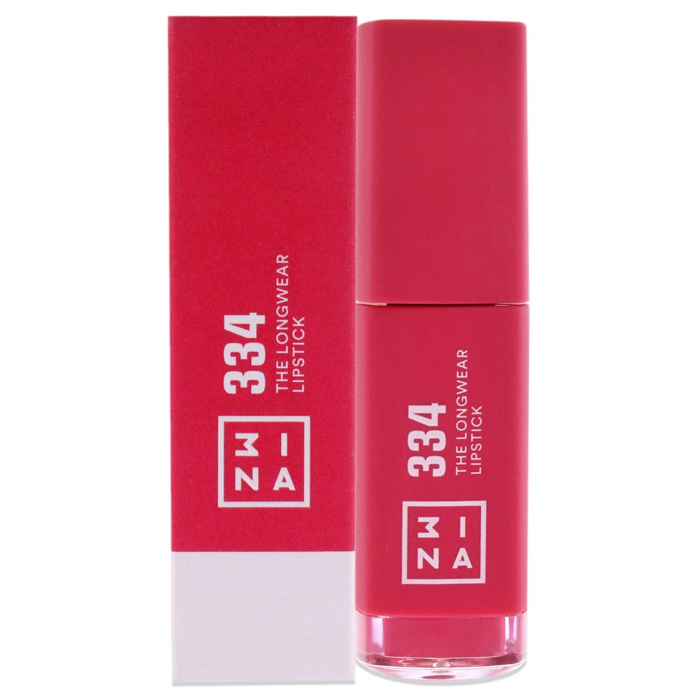 3INA The Longwear Lipstick - Matte Lipstick for Women - Moisturizing with 12-Hour Long Wear - Transfer-Proof and Highly Pigmented - 334-0.23 oz