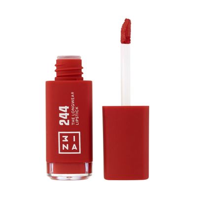 3INA The Longwear Lipstick - Matte Lipstick for Women - Moisturizing with 12-Hour Long Wear - Transfer-Proof and Highly Pigmented - 244-0.23 oz