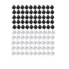 100pc/pack 1cm Hair Claws Clip for Women Girls Black & Brown & clear Plastic Mini Hairpin Hair Clip Clamp Hair Accessories Gifts (KLF-CLEAR+BLACK) view 1