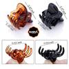100pc/pack 1cm Hair Claws Clip for Women Girls Black & Brown & clear Plastic Mini Hairpin Hair Clip Clamp Hair Accessories Gifts (KLF-CLEAR+BLACK) view 2