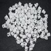 100pc/pack 1cm Hair Claws Clip for Women Girls Black & Brown & clear Plastic Mini Hairpin Hair Clip Clamp Hair Accessories Gifts (KLF-CLEAR+BLACK) view 3