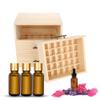 Cerlingwee Essential Oil Storage Case, 90 Slots Essential Oil Organizer, Three-tiered Essential Oil Bottle Container Natural Wooden Multifunctional for Gifts Women view 1