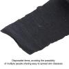 2 Rolls Barber Neck Strips, Disposable Black Stretchy Neck Hair Wrap Paper for Professional Salon Hair Cutting Styling Dyeing view 4