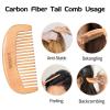 BOMEIYI Boar Bristle Hair Brush for Thick Curly Thin Long Short Wet or Dry Hair, Adds Shine and Makes Hair Smooth, Best Paddle Hair Brush for Men Women Kids. view 4