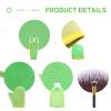 Boao 5 Pieces Self Tanning Mitt Applicator Kit, Includes Tanning Mitt, Exfoliating Glove, Mini Face Glove, Back Lotion Applicator, and Large Brush Makeup(Green) view 3