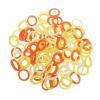 100 Pack Orange Color Baby Girls' Elastics Hair ties Toddlers' Ponytail Holder Accessories view 1