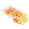 100 Pack Orange Color Baby Girls' Elastics Hair ties Toddlers' Ponytail Holder Accessories view 3