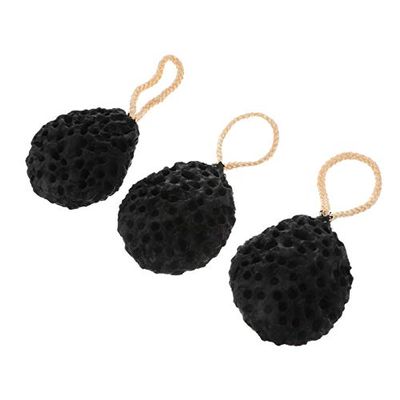 3pcs Drop Shaped Bath Shower Exfoliating Body Scrubber Sponges Gentle Massage Bathing Scrubbers Women Soft Mesh Shower Accessories