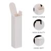 ARTIBETTER Lip Gloss Tubes 50Pcs Empty Lip Gloss Box Paper Lipstick Perfume Packaging Boxes Containers Lipstick Packaging Paper Case for Storage Lip Balm White Lipgloss view 3